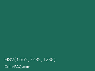 HSV 166°,74%,42% Color Image