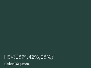 HSV 167°,42%,26% Color Image