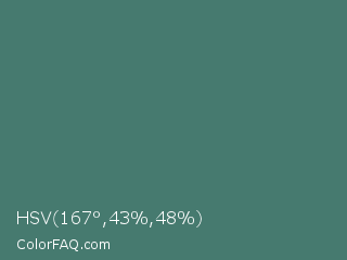HSV 167°,43%,48% Color Image