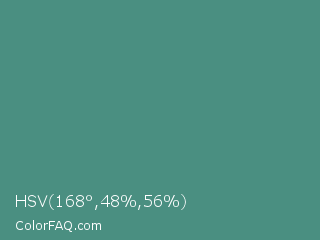HSV 168°,48%,56% Color Image