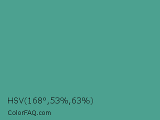 HSV 168°,53%,63% Color Image