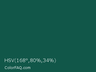 HSV 168°,80%,34% Color Image
