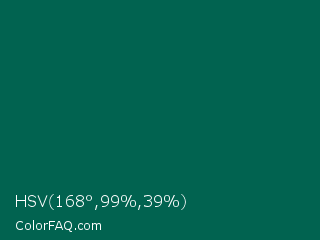 HSV 168°,99%,39% Color Image
