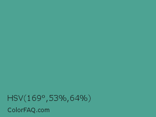HSV 169°,53%,64% Color Image