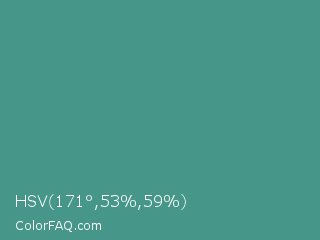 HSV 171°,53%,59% Color Image