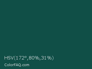 HSV 172°,80%,31% Color Image