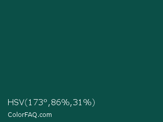 HSV 173°,86%,31% Color Image