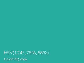 HSV 174°,78%,68% Color Image