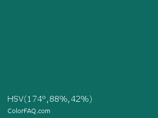 HSV 174°,88%,42% Color Image