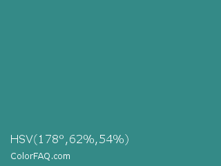 HSV 178°,62%,54% Color Image