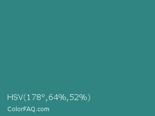 HSV 178°,64%,52% Color Image