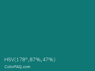 HSV 178°,87%,47% Color Image
