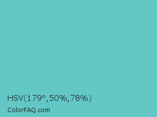 HSV 179°,50%,78% Color Image