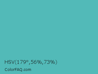 HSV 179°,56%,73% Color Image