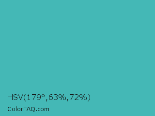 HSV 179°,63%,72% Color Image