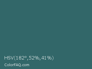 HSV 182°,52%,41% Color Image