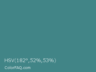 HSV 182°,52%,53% Color Image