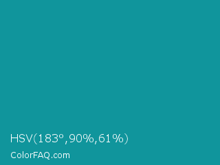 HSV 183°,90%,61% Color Image