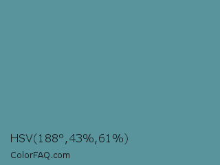 HSV 188°,43%,61% Color Image