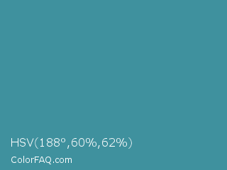 HSV 188°,60%,62% Color Image
