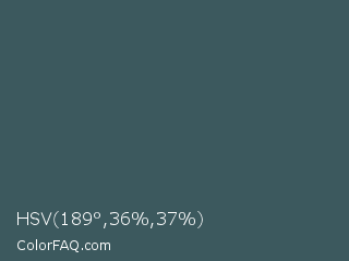 HSV 189°,36%,37% Color Image