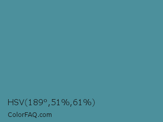 HSV 189°,51%,61% Color Image