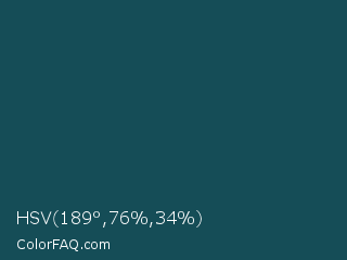 HSV 189°,76%,34% Color Image