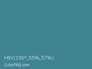 HSV 190°,55%,57% Color Image