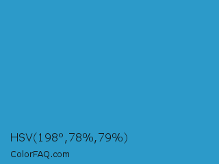 HSV 198°,78%,79% Color Image