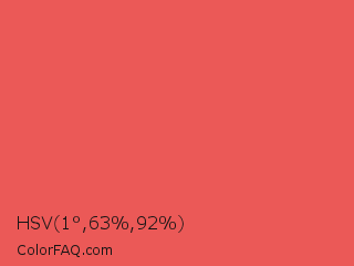 HSV 1°,63%,92% Color Image