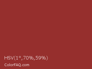 HSV 1°,70%,59% Color Image