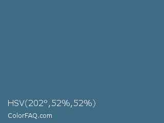 HSV 202°,52%,52% Color Image