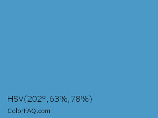 HSV 202°,63%,78% Color Image