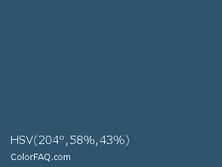 HSV 204°,58%,43% Color Image