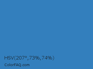 HSV 207°,73%,74% Color Image