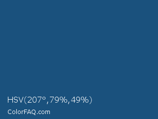 HSV 207°,79%,49% Color Image