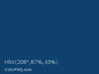 HSV 208°,87%,43% Color Image