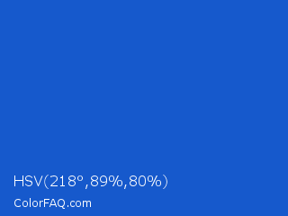 HSV 218°,89%,80% Color Image