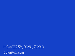 HSV 225°,90%,79% Color Image