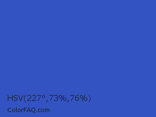 HSV 227°,73%,76% Color Image