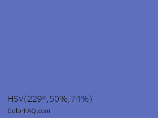 HSV 229°,50%,74% Color Image