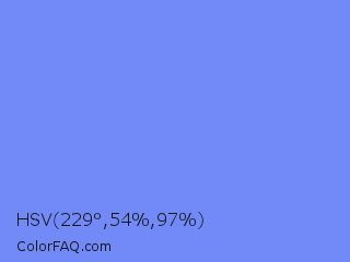 HSV 229°,54%,97% Color Image