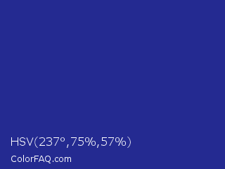 HSV 237°,75%,57% Color Image