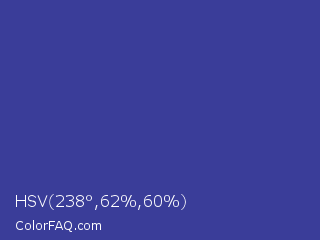 HSV 238°,62%,60% Color Image
