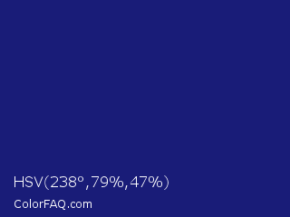 HSV 238°,79%,47% Color Image