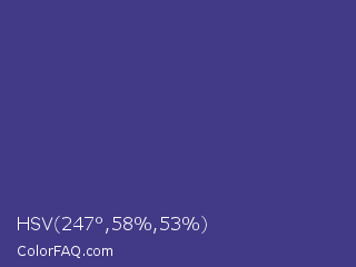 HSV 247°,58%,53% Color Image