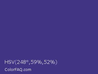 HSV 248°,59%,52% Color Image