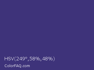 HSV 249°,58%,48% Color Image
