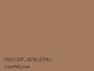 HSV 24°,40%,63% Color Image