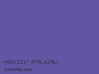 HSV 251°,47%,63% Color Image